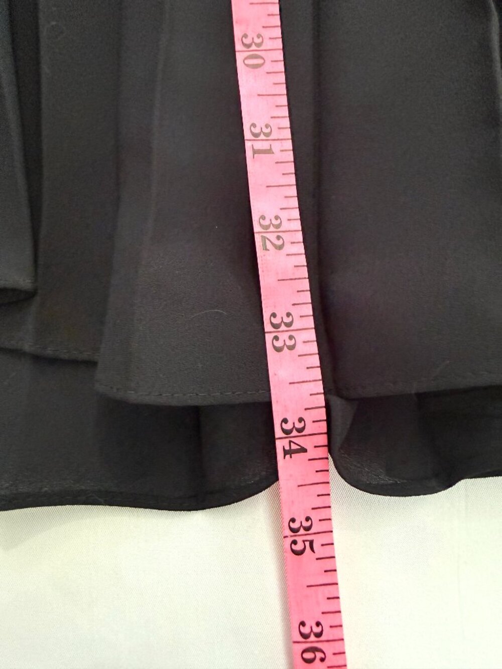 Max Studio Pleated Midi Skirt Black Elastic Waist Pull On Flowy Size M NWT $98 - Picture 6 of 7